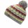 Eisbär Strickmütze Cocky Pompon Mütze kids graumele/ltyellow/roteff/white