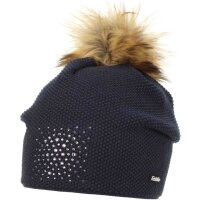 Eisbär Strickmütze Livata Lux Crystal Mütze dark cobalt-braun