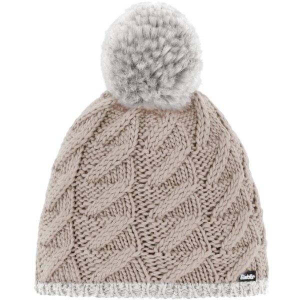 Eisbär Asteria Pompon MÜ kids white-brushed silver/br.silver