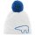 Eisbär Jay Pompon Mütze kids white-lapis/lapis 55