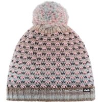 Eisbär Stravo Pompon Mütze frostbeige-pink clay