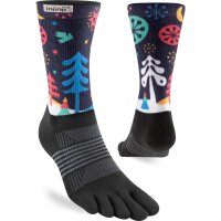 Injinji WOMENS TRAIL MIDWEIGHT CREW SPECTRUM WONDER XS/S