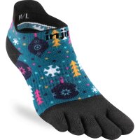 Injinji WOMENS RUN LIGHTWEIGHT NO-SHOW SPECTRUM DAZZLE