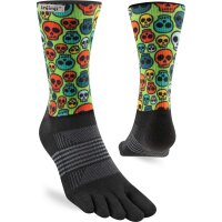 Injinji WOMENS TRAIL MIDWEIGHT CREW SPECTRUM GRIM