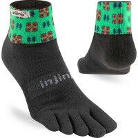 Injinji TRAIL MIDWEIGHT MINI-CREW ARTIST DESIGNED EVERGREEN