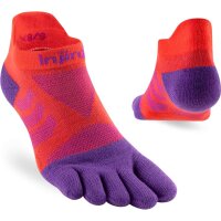 Injinji WOMENS ULTRA RUN NO-SHOW RAZZMATAZZ XS/S