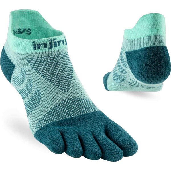 Injinji WOMENS ULTRA RUN NO-SHOW GLACIER XS/S