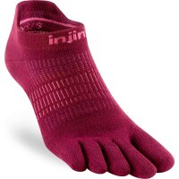 Injinji WOMENS RUN LIGHTWEIGHT NO-SHOW BEETROOT XS/S