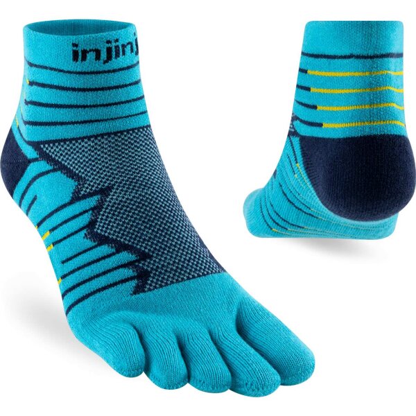 Injinji ULTRA RUN MINI-CREW PACIFIC BLUE S