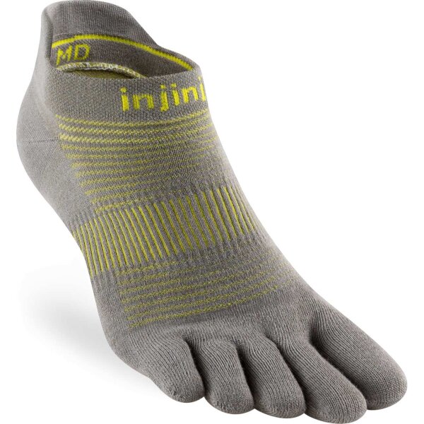 Injinji RUN LIGHTWEIGHT NO-SHOW NEON SILVER M