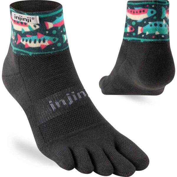 Injinji TRAIL MIDWEIGHT MINI-CREW (ARTIST DESIGNED) TROUT S