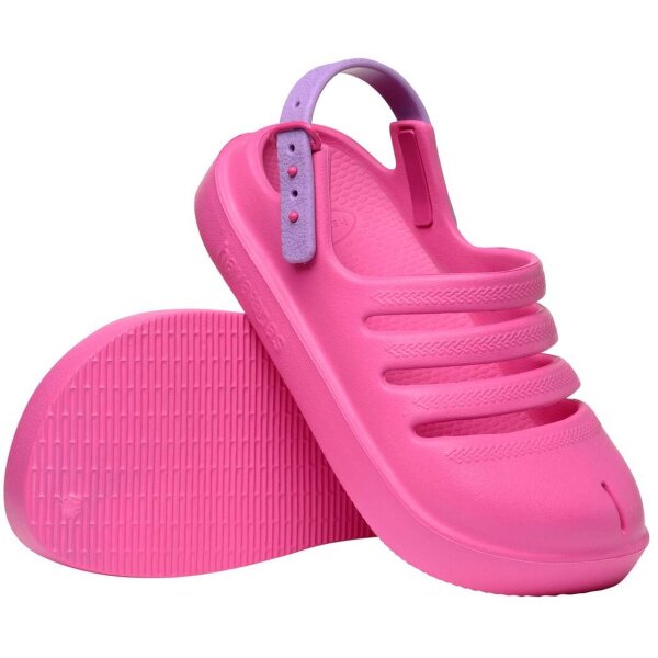 HAVAIANAS KIDS CLOG PINK FLUX/PRISMA PURPLE EUR 37/38