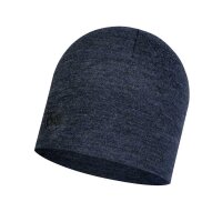 Buff® MERINO MIDWEIGHT BEANIE MELANGE NIGHT BLUE