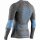 X-BIONIC® ENERGY ACCUMULATOR 4.0 MELANGE SHIRT LG SL MEN DARK GREY MELANGE/BLUE SIZE S