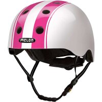 Melon All Stars Helm double pink white, Gr. XXS-S (46-52 cm)