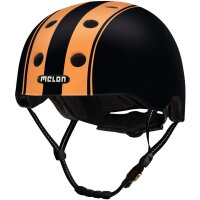 Melon All Stars Helm double orange black matt, Gr. XXS-S...