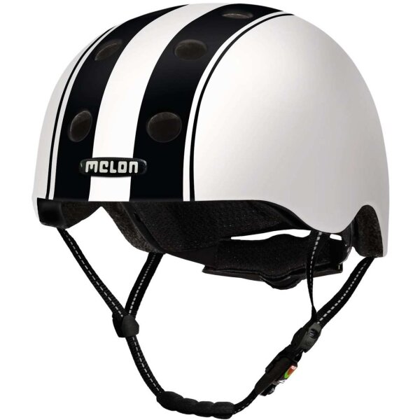 Melon All Stars Helm double black white matt, Gr. XXS-S (46-52 cm)