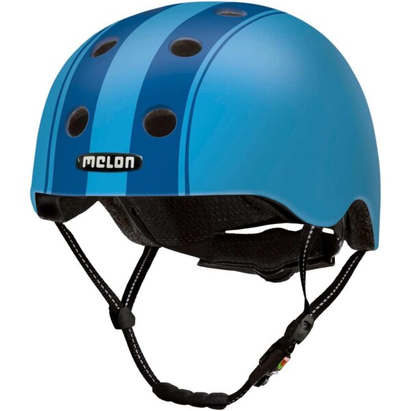 Melon All Stars Helm decent double blue matt, Gr. XXS-S (46-52 cm)