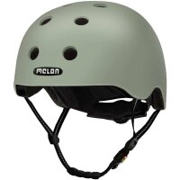 Melon Posh Helm New York, grau matt, Gr. XXS-S (46-52 cm)