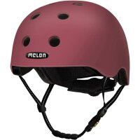 Melon Posh Helm Paris, rot matt, Gr. XXS-S (46-52 cm)