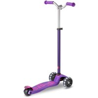 Micro Mobility maxi micro deluxe pro LED purple