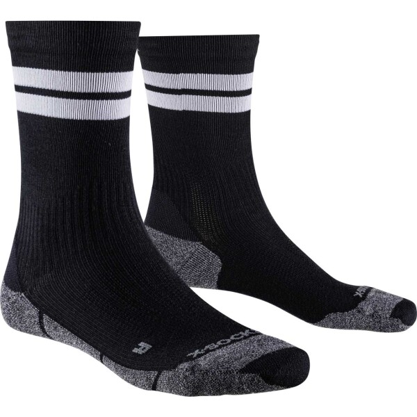 X-SOCKS® CORE NATURAL GRAPHICS CREW BLACK/CHARCOAL 35-38