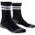 X-SOCKS® CORE NATURAL GRAPHICS CREW BLACK/CHARCOAL SIZE 35-38