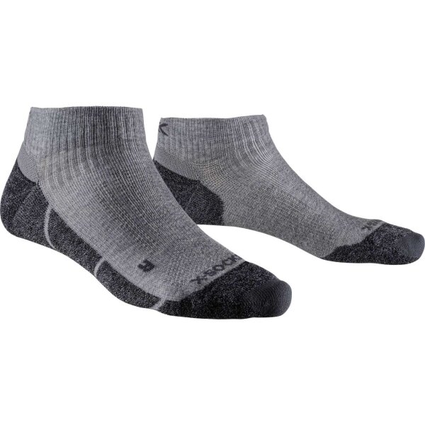 X-SOCKS® CORE NATURAL LOW CUT MEDIUM GREY SIZE 42-44