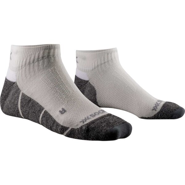 X-SOCKS® CORE NATURAL LOW CUT ARCTIC WHITE/PEARL GREY SIZE 35-38