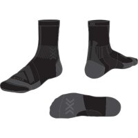 X-SOCKS® GRAVEL DISCOVER CREW BLACK/CHARCOAL SIZE 39-41