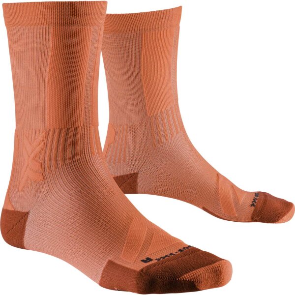 X-SOCKS® GRAVEL DISCOVER CREW SUNSET ORANGE SIZE 35-38