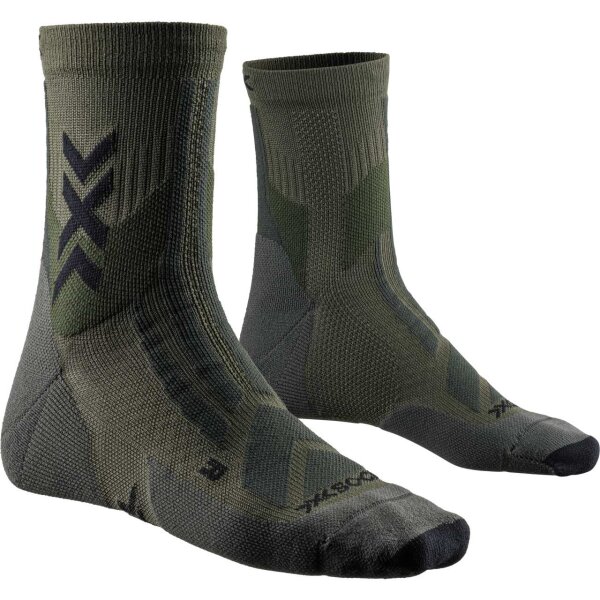 X-SOCKS® HIKE DISCOVER ANKLE DARK SAGE/BLACK SIZE 42-44