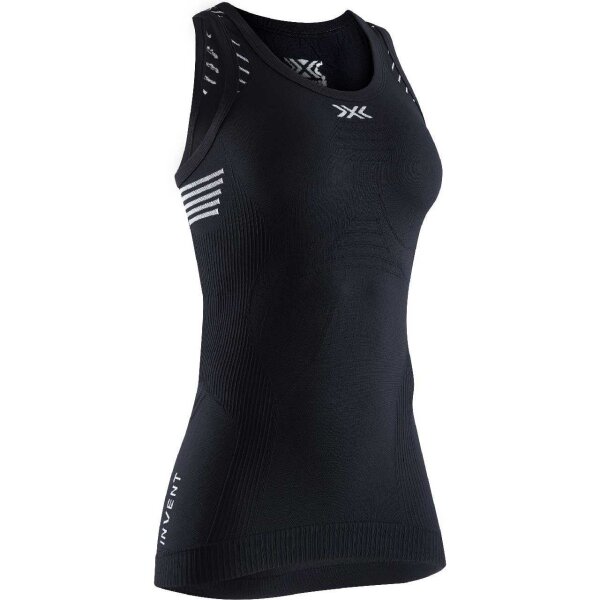 X-BIONIC® INVENT 4.0 LT SINGLET WMN OPAL BLACK/ARCTIC WHITE SIZE M