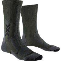 X-SOCKS® HIKE DISCOVER CREW DARK SAGE/BLACK SIZE 35-38