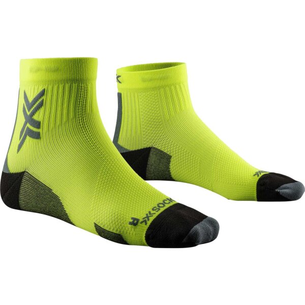 X-SOCKS® RUN DISCOVER ANKLE FLUO YELLOW/OPAL BLACK SIZE 35-38