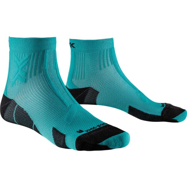 X-SOCKS® TRAIL RUN DISCOVER ANKLE LAKE GREEN/SUNSET BLUE SIZE 35-38