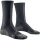 X-SOCKS® TRAIL RUN DISCOVER CREW BLACK/CHARCOAL SIZE 35-38