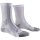 X-SOCKS® TRAIL RUN DISCOVER CREW ARCTIC WHITE/PEARL GREY SIZE 39-41