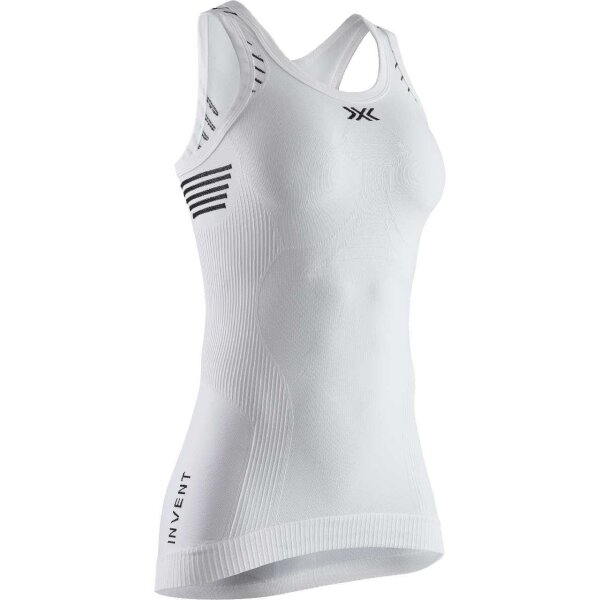 X-BIONIC® INVENT 4.0 LT SINGLET WMN ARCTIC WHITE/DOLOMITE GREY SIZE S