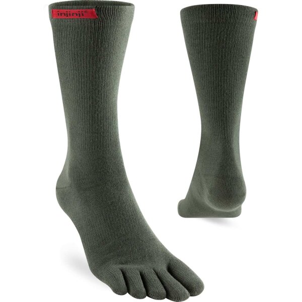 Injinji SPORT ORIGINAL WEIGHT CREW FOLIAGE L