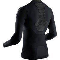 X-BIONIC® INVENT 4.0 RUNNING SHIRT LG SL MEN BLACK/CHARCOAL SIZE M