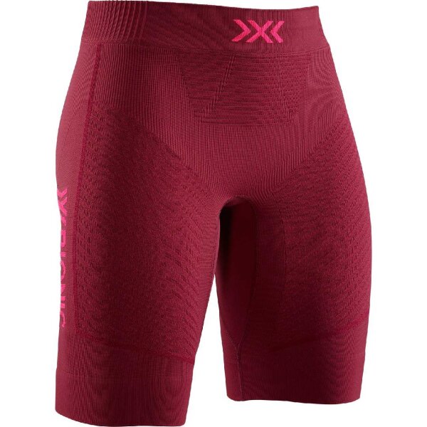 X-BIONIC® INVENT 4.0 RUNNING SHORTS WMN R013 NAMIB RED/NEON FLAMINGO S