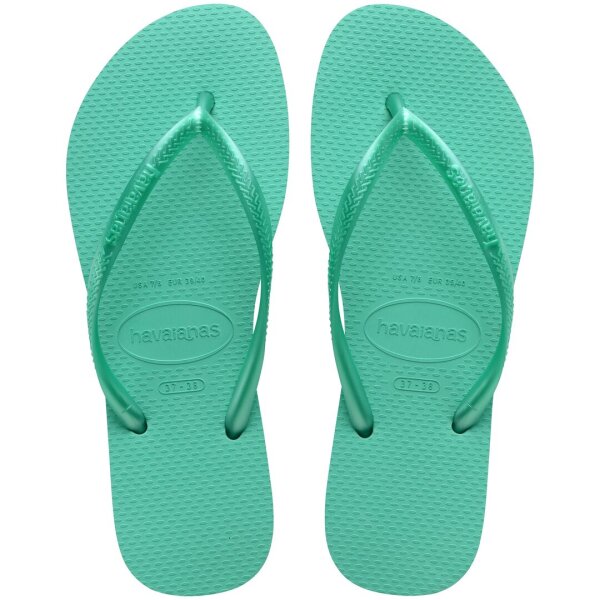 HAVAIANAS SLIM METALLIC VIRTUAL GREEN 27/28