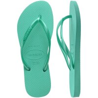 HAVAIANAS SLIM METALLIC VIRTUAL GREEN 27/28