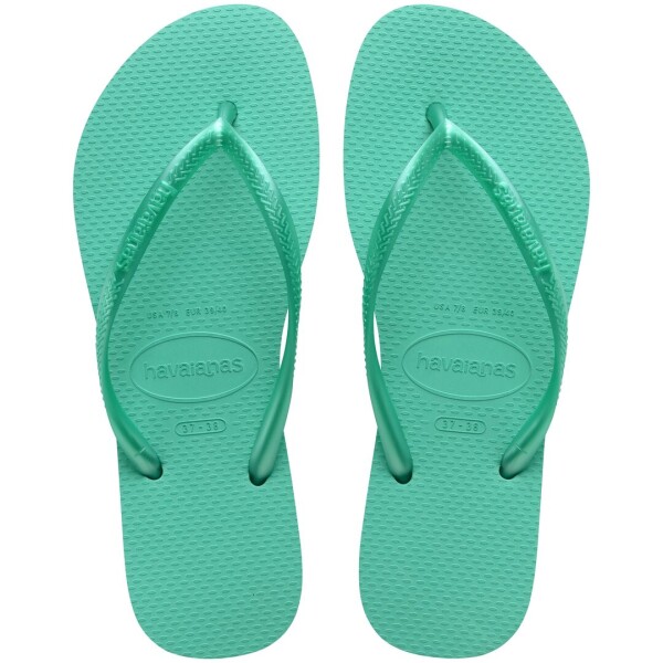 HAVAIANAS SLIM METALLIC VIRTUAL GREEN EU:33/34