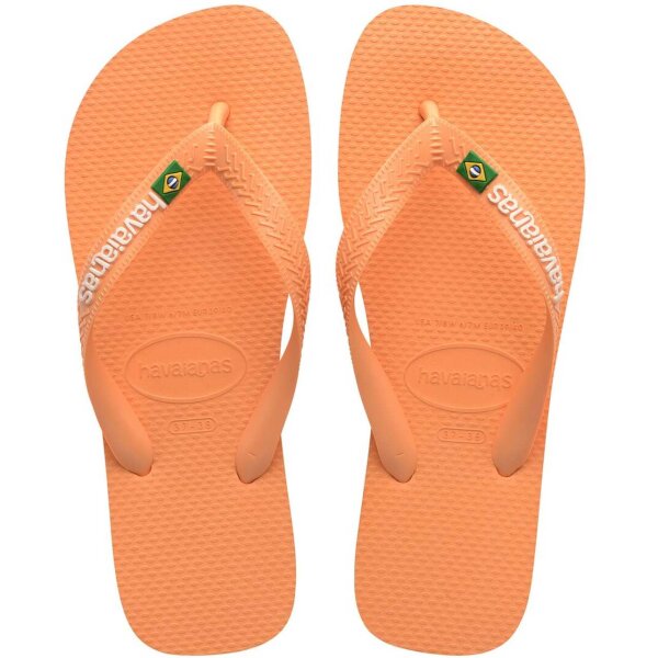 HAVAIANAS BRASIL LOGO PEACH EU:31/32