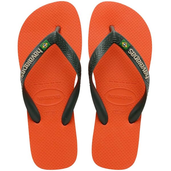 HAVAIANAS BRASIL LOGO SUNSET ORANGE EU:37/38