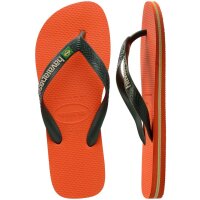 HAVAIANAS BRASIL LOGO SUNSET ORANGE EU:37/38