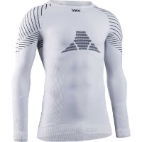 X-BIONIC® INVENT 4.0 SHIRT LG SL MEN WHITE/BLACK SIZE M