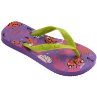 HAVAIANAS KIDS TOP FASHION LEMON GREEN/DARK PURPLE 27/28